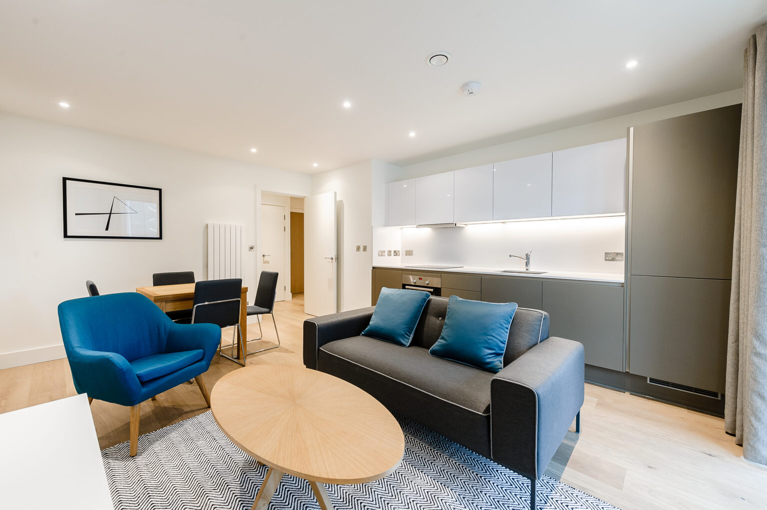 11 living area and kitchen wembley serviced apartments