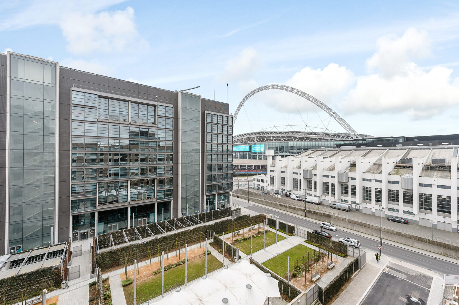 16 balcony view towards wembley stadium wembley serviced apartments
