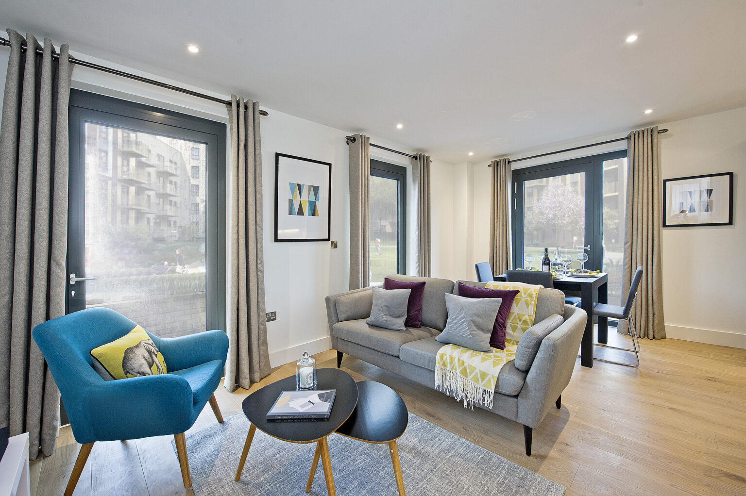 9 living and dining area wembley serviced apartments