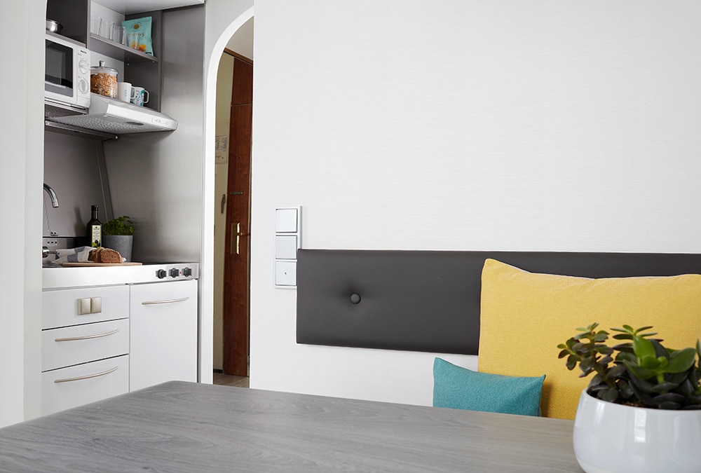 living hotel apartments johann wolfgang frankfurt kueche