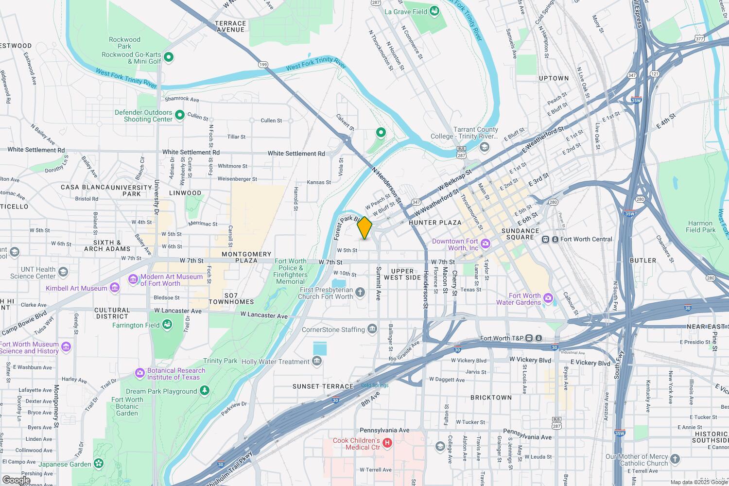 the braden on fifth fort worth tx map image of the property